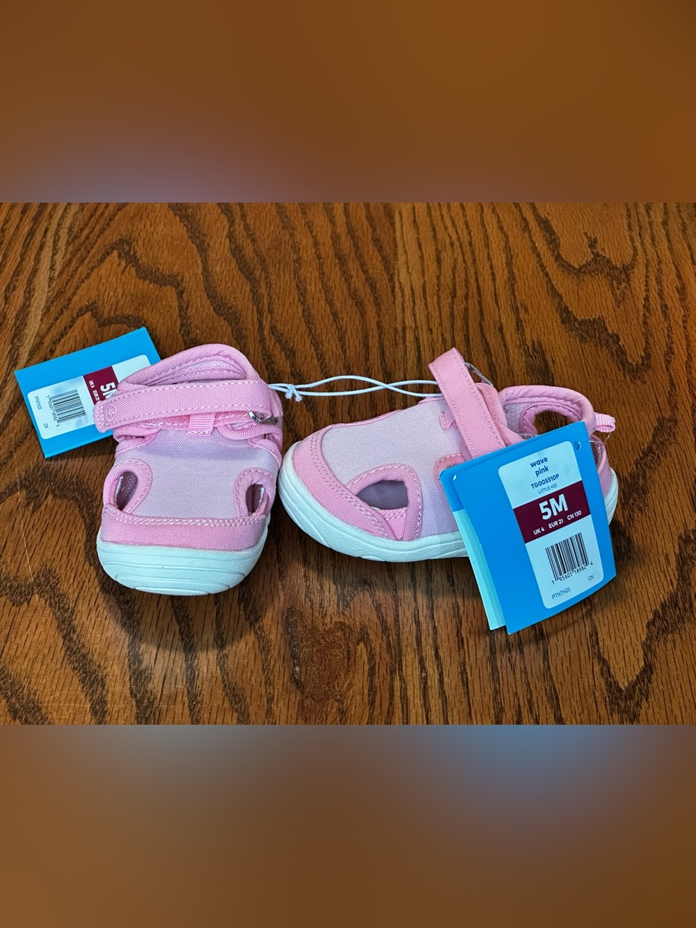 Stride Rite Toddler Pink Hook-and-Loop Sandals